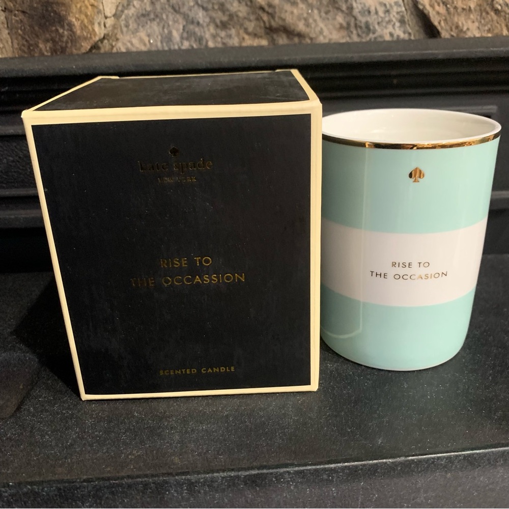 Kate Spade New York Porcelain “Rise To The Occasion” Macaroon Scented Candle